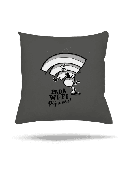 Padá wi-fi polštář Gray Pol