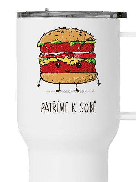 Patříme k sobě termohrnek White