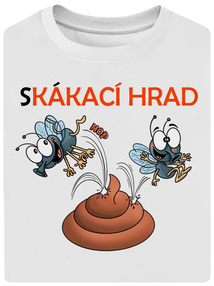 Skákací hrad unisex tričko oversized White
