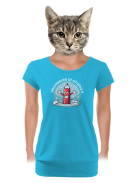 dámské tričko s lemem