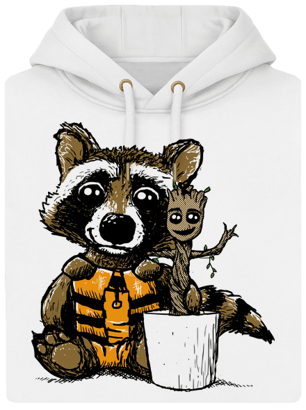 Strážci galaxie unisex mikina premium Snowwhite