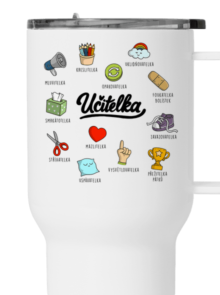 Učitelka termohrnek White