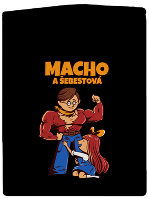 Macho a Šebestová dámská mikina na zip Black