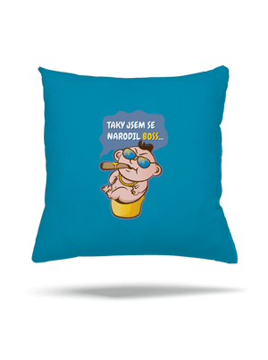 Boss polštář Blue Turquoise