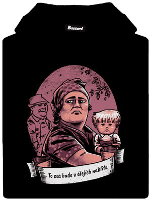 B14: Slavnosti sněženek dámská mikina klokanka Black