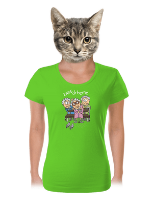 Zase drbeme dámské tričko Apple Green