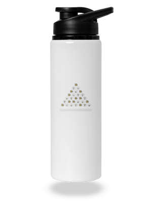 Obrázkový alko kvíz a fix lahev na vodu White