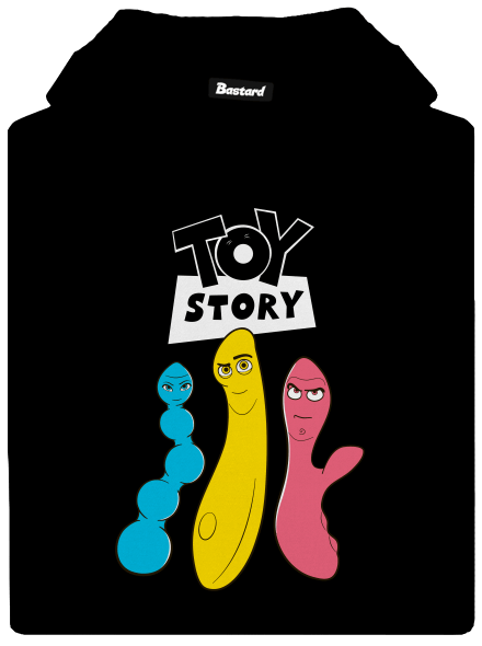 Příběh hraček dámská mikina klokanka Black