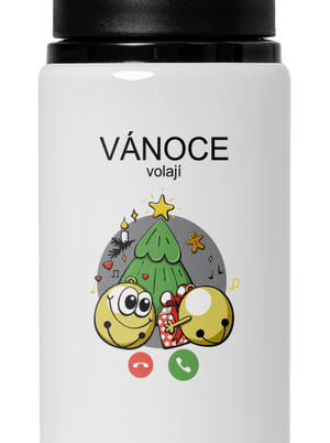 Vánoce volají lahev na vodu White