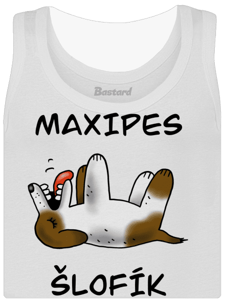Maxipes Šlofík dámské tílko klasické White