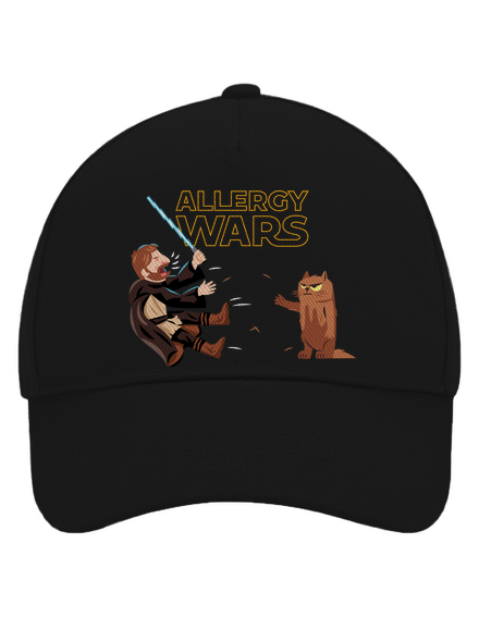 Allergy Wars kšiltovka baseballka Black