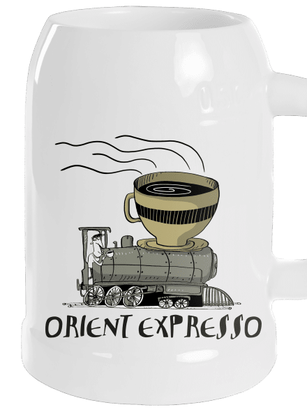 Orient expresso půllitr White