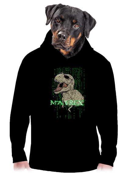 MAT-REX pánská mikina klokanka Black