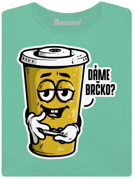 Dáme brčko? dámské tričko premium Mint Mal