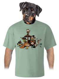 unisex tričko oversized