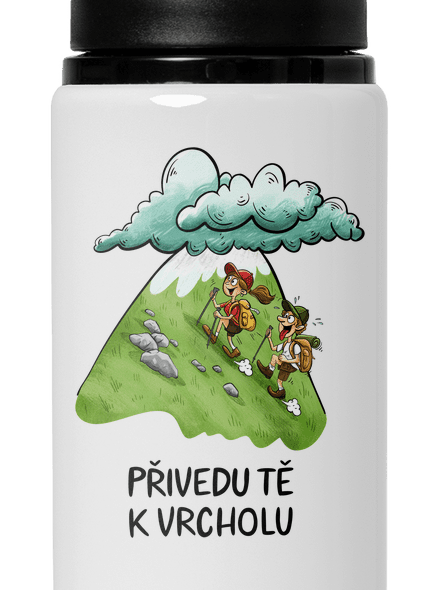 Přivedu tě k vrcholu lahev na vodu White