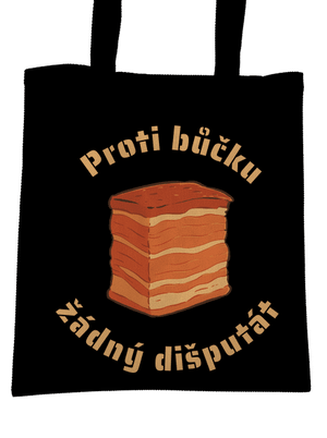 Proti bůčku žádný dišputát taška Black