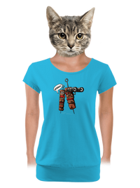 dámské tričko s lemem