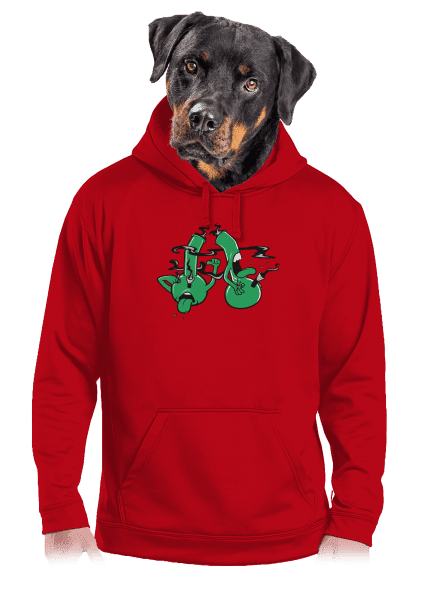 Bongo kašel pánská mikina klokanka Red
