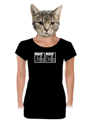 dámské tričko s lemem