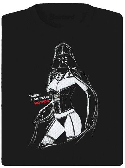 Mrs. Vader dámské sportovní tričko Black