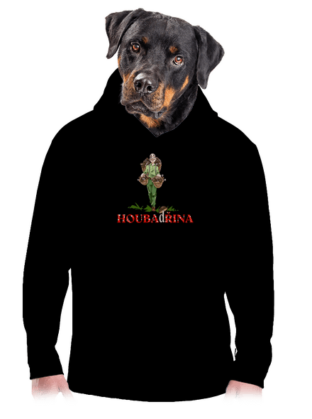 Houbadřina pánská mikina klokanka Black
