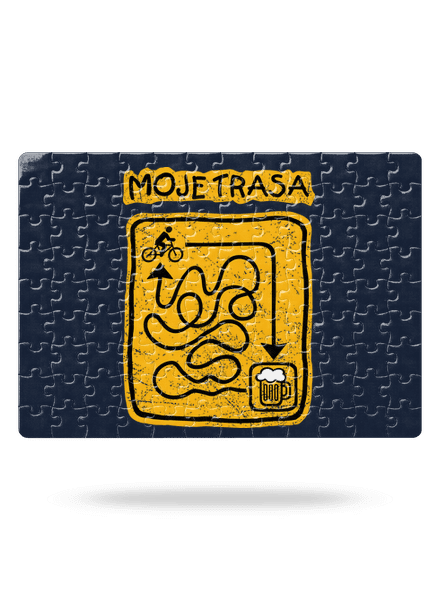 Moje trasa puzzle White