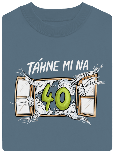 Táhne mi na unisex mikina bez kapuce Nordic Blue