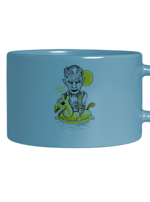 Summer is coming 2 hrnek makronka Blue Macaron