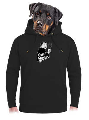 Grill master unisex mikina premium Dark Black