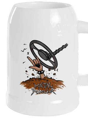 Metal detector půllitr White