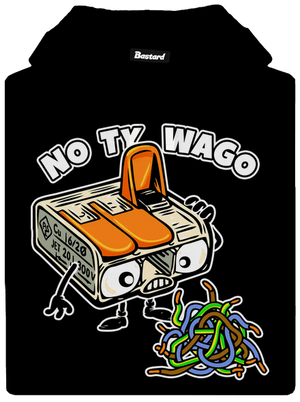 Wago svorka pánská mikina klokanka Black