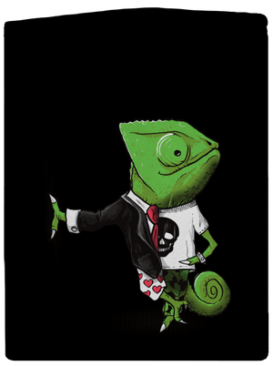 Mistr převleků pánská mikina na zip Black