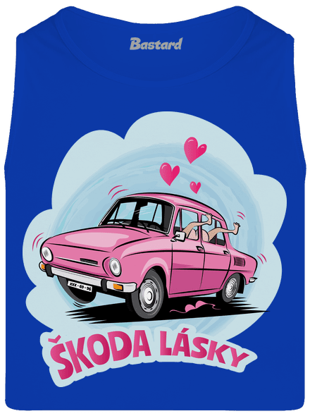 Škoda lásky pánské tílko Royal Blue