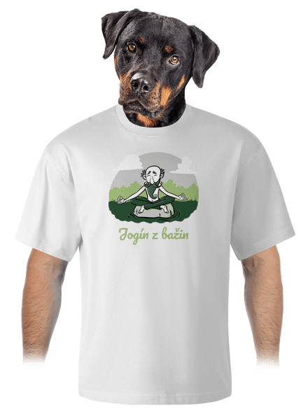 Jogín z bažin unisex tričko oversized White