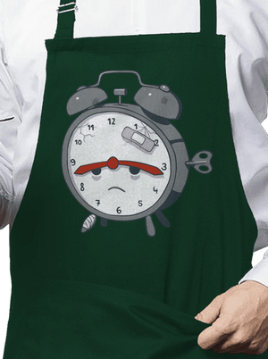 Budíček zástěra Bottle Green