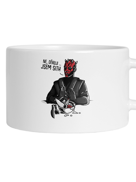 Jsem sith hrnek makronka White