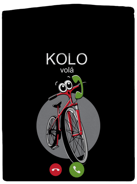 Kolo volá dámská mikina na zip Black