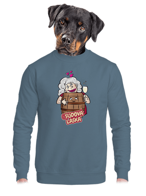 unisex mikina bez kapuce