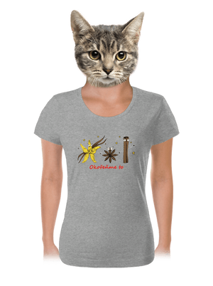 Okořeňme to dámské tričko Dark Gray Melange