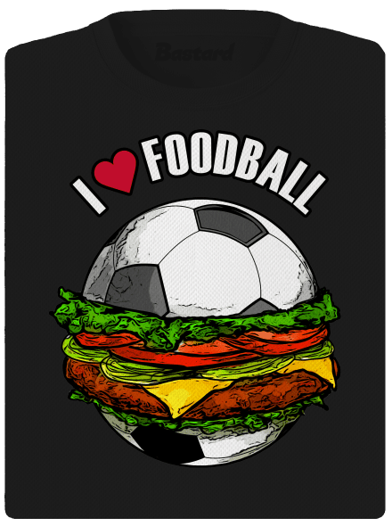 Foodball dámské sportovní tričko Black