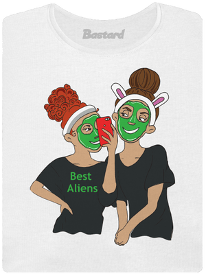 Best aliens dámské tričko s lemem White