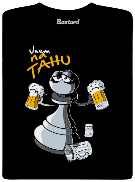 Na tahu pánské tričko Black