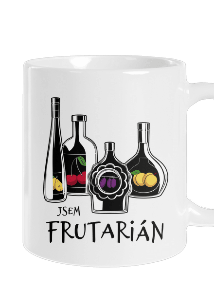 Frutarián klasický hrnek White