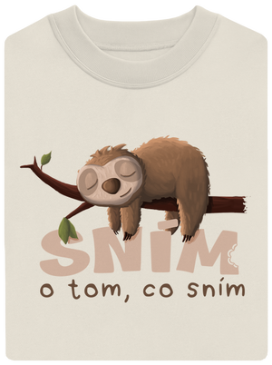 Sním o tom, co sním unisex mikina bez kapuce Off White