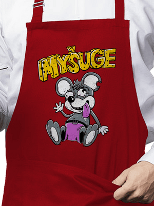 Myšuge zástěra Red