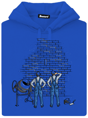 Zedníci pánská mikina klokanka Royal