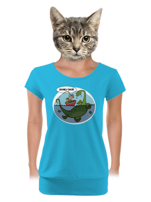 dámské tričko s lemem