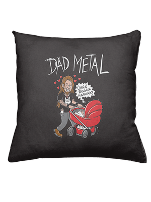 Dad metal polštář