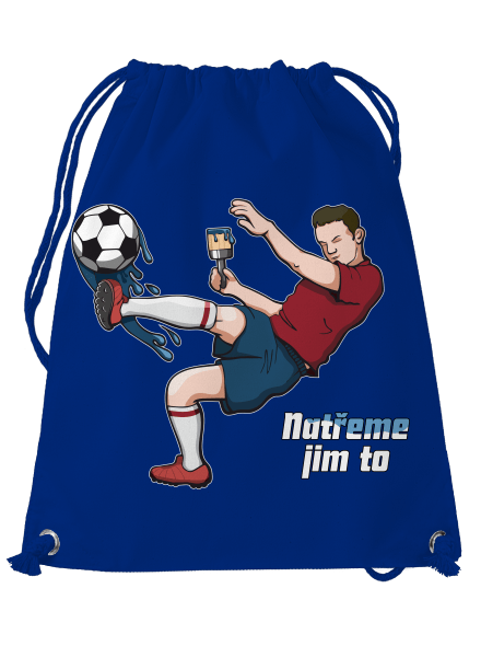 Natřeme jim to - Fotbal vak Royal Blue Mal